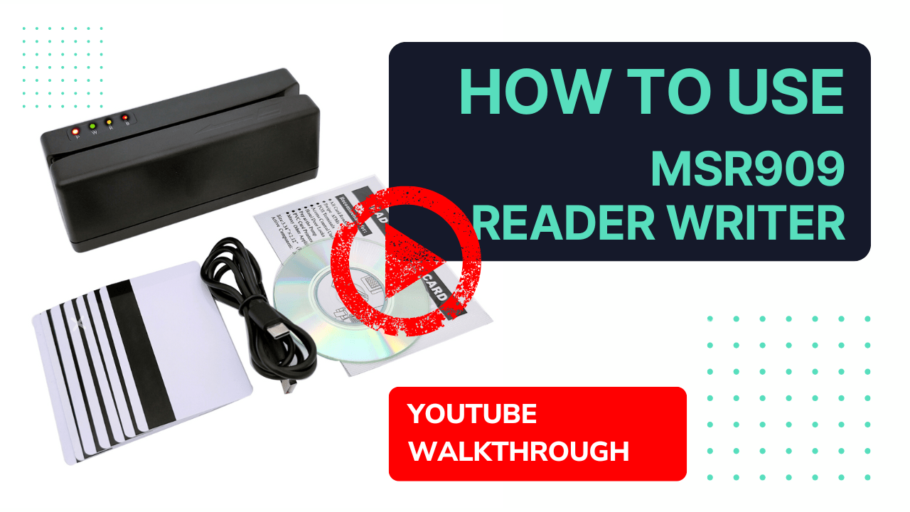 How to use a reader writer for magnetic cards or credit cards? - TagtixRFID