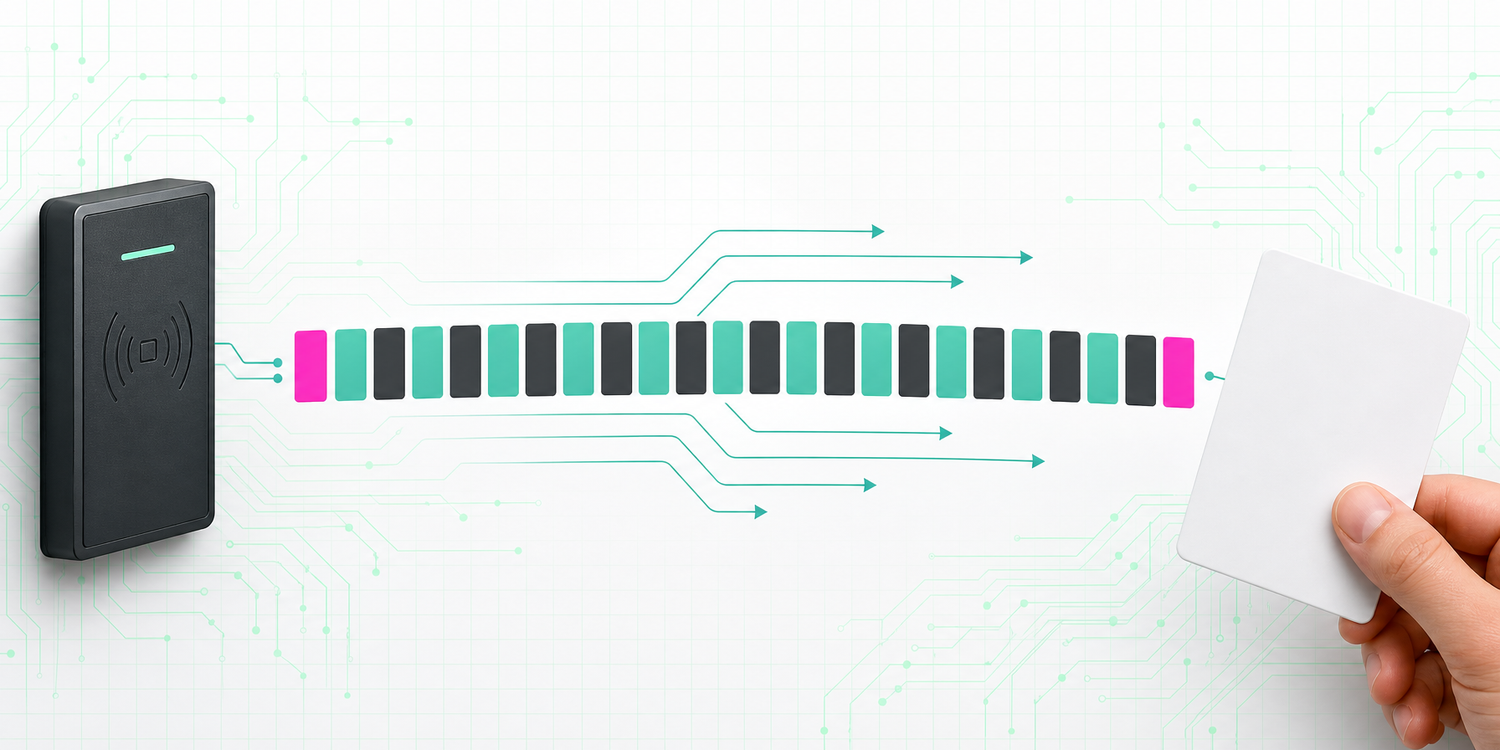 26-bit Wiegand format data structure for access control systems