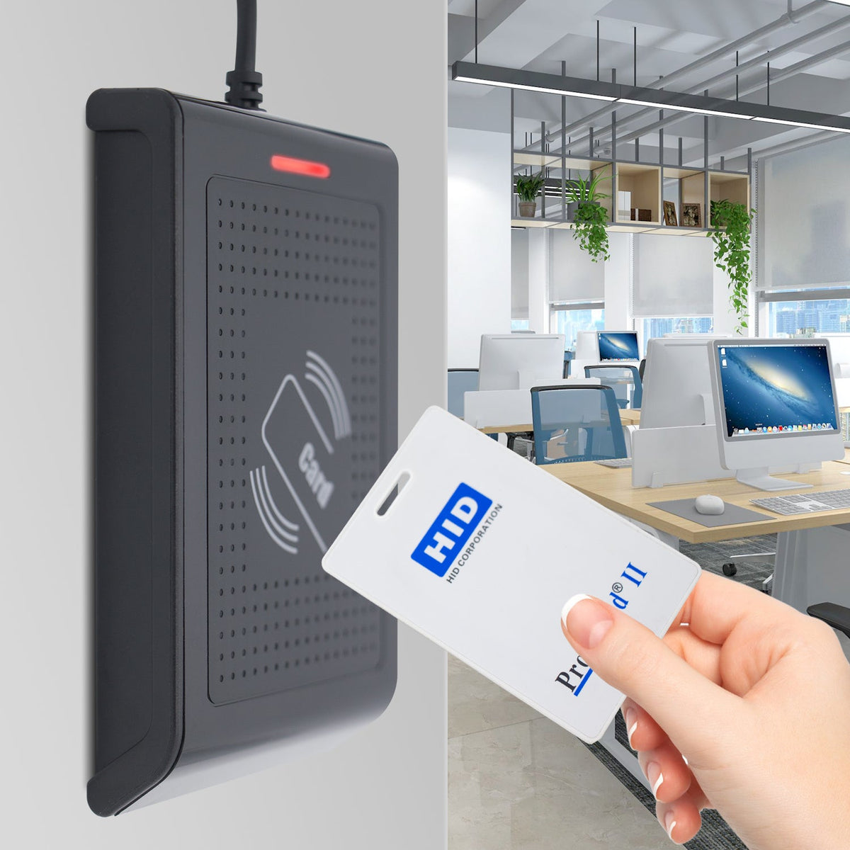 9055 125khz RFID + NFC 13.56Mhz + HID Prox Card Reader 3 in 1 Module TagtixRFID