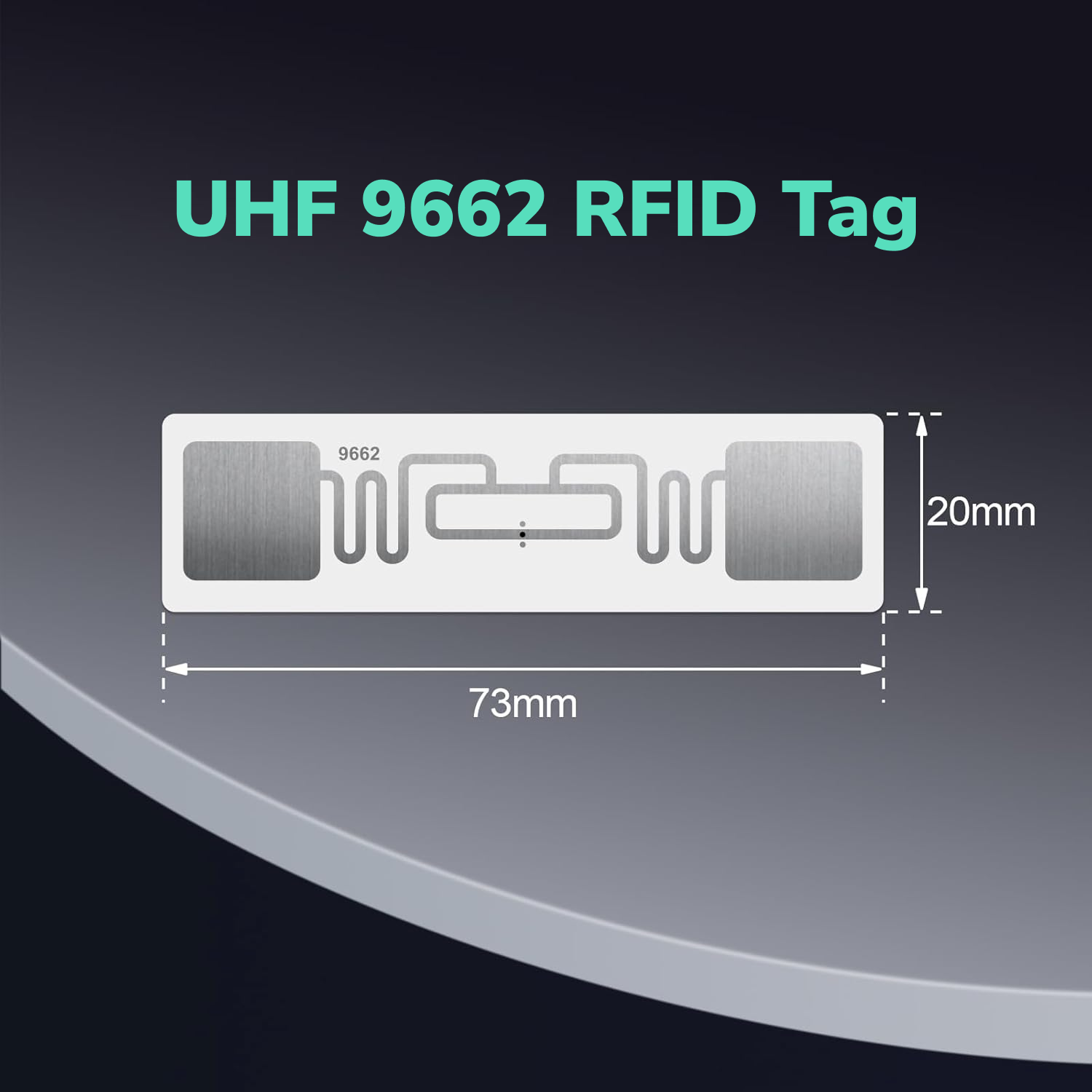 9662 Long Range UHF RFID Tag 860mhz-960mhz ISO18000-6C EPC Class1 Gen2