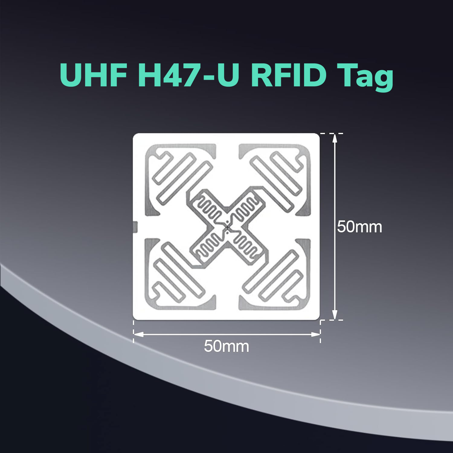h47-u Long Range UHF RFID Tag 860mhz-960mhz ISO18000-6C EPC Class1 Gen2 printable inlay label