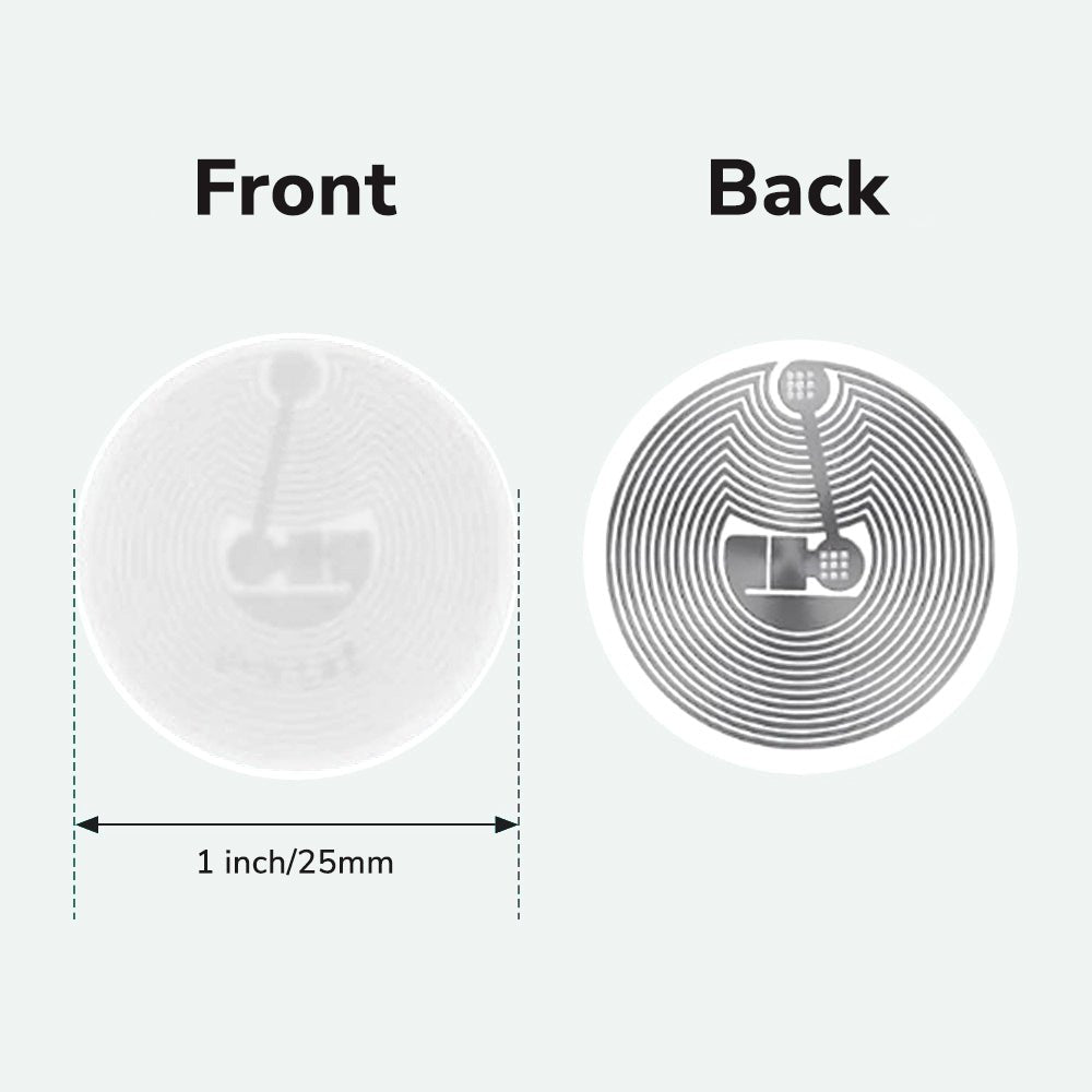 NFC Sticker Mifare Classic 1K Self - Adhesive Round TagtixRFID