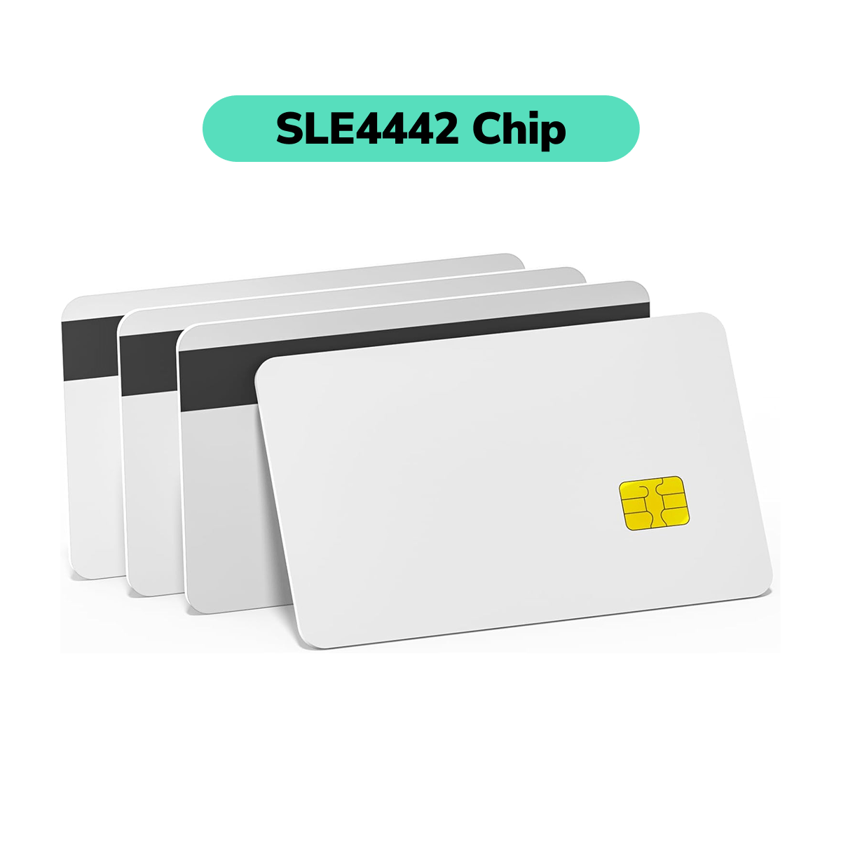 SLE4442 Chip Cards + HiCo Mag Stripe Blank Card TagtixRFID