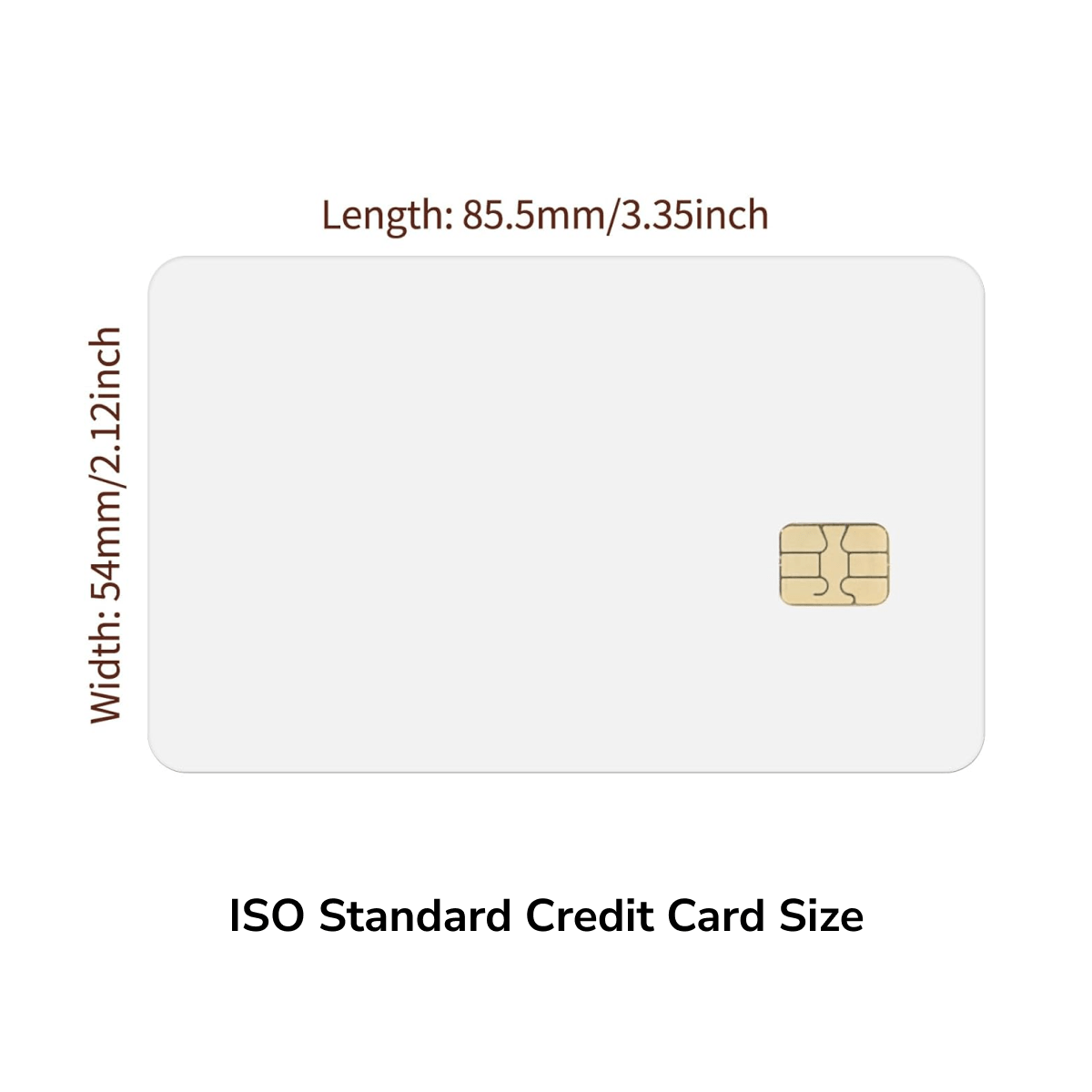 SLE4442 Chip Cards + HiCo Mag Stripe Blank Card TagtixRFID