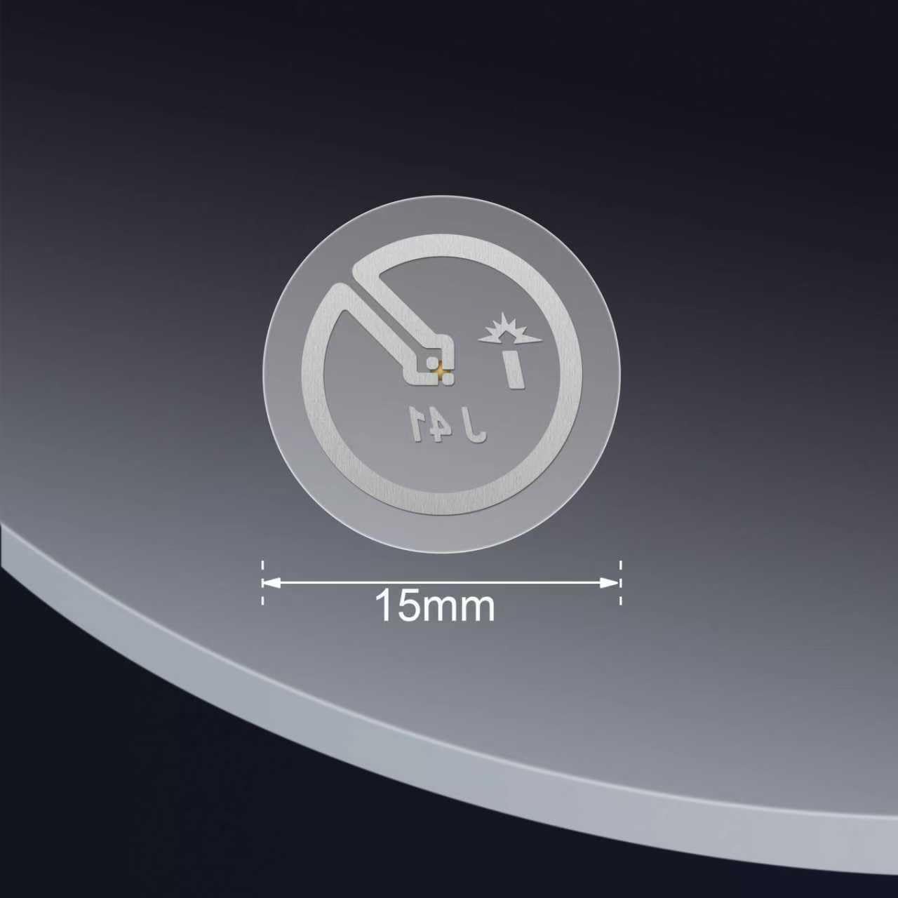 Ultra Small UHF RFID Tag Sticker ISO18000 - 6C EPC Class1 Gen2 Self - Adhesive Inlay TagtixRFID