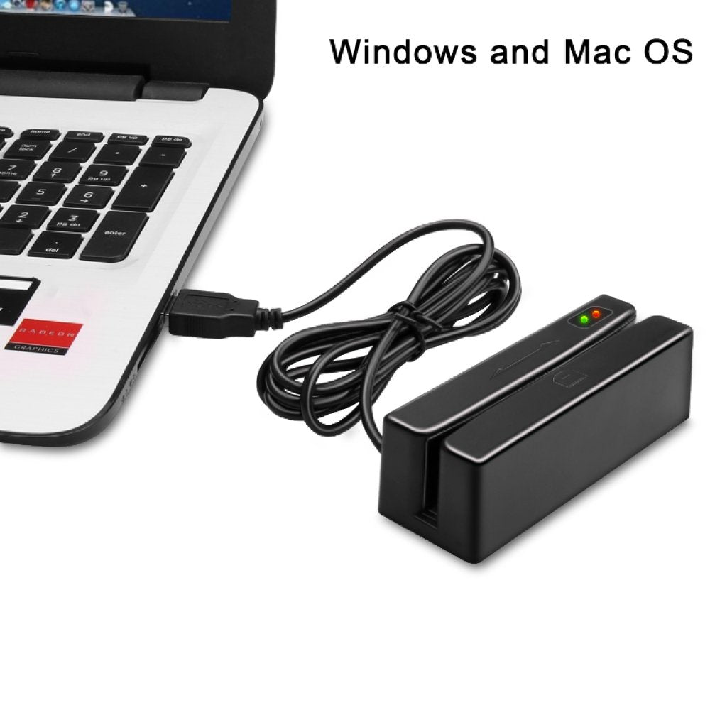 MSR98 Magnetic Credit Card Reader USB TagtixRFID