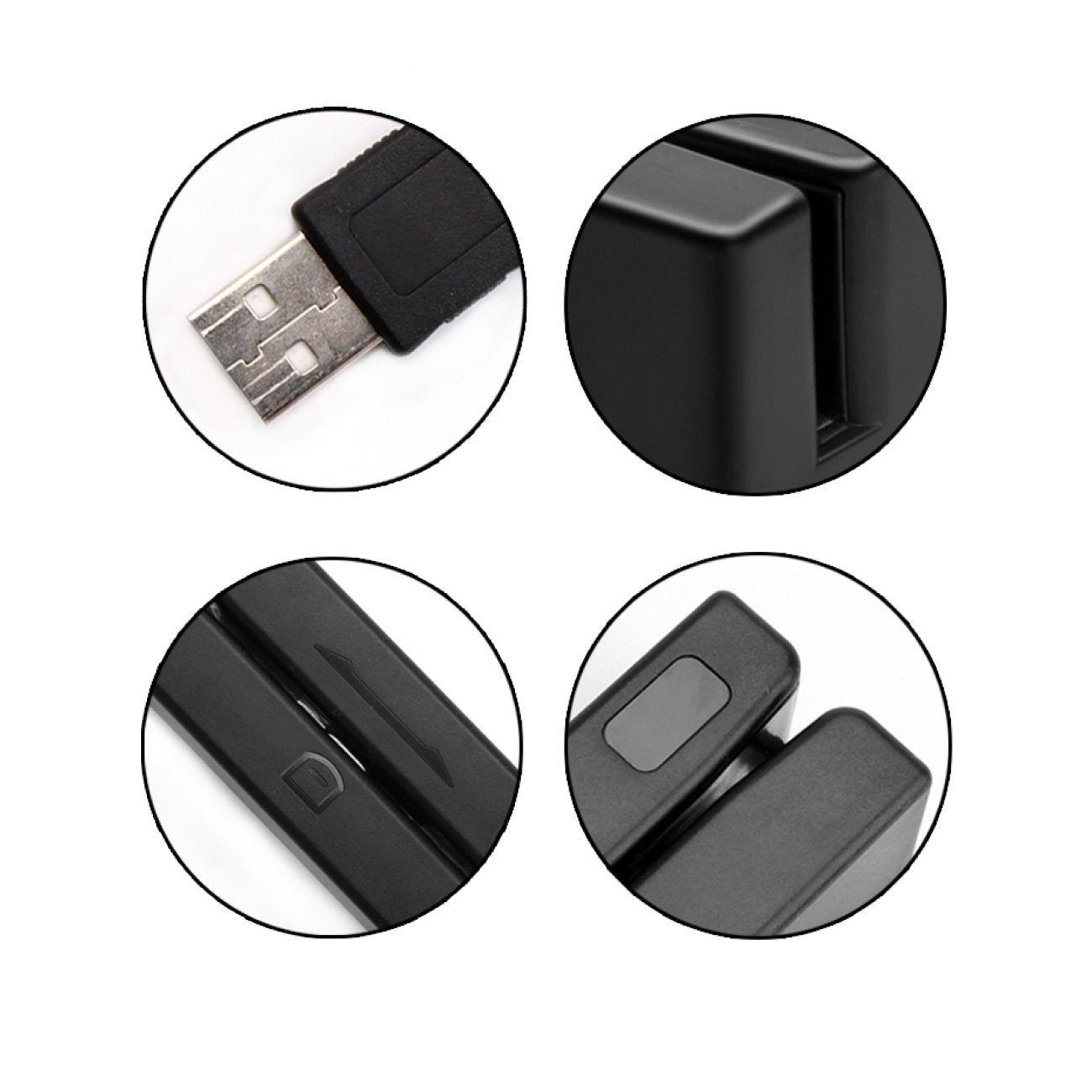 MSR98 Magnetic Credit Card Reader USB TagtixRFID