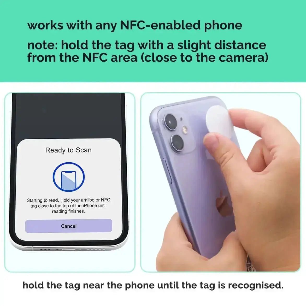 NTAG215 NFC tags for amiibo fans Tagtix RFID