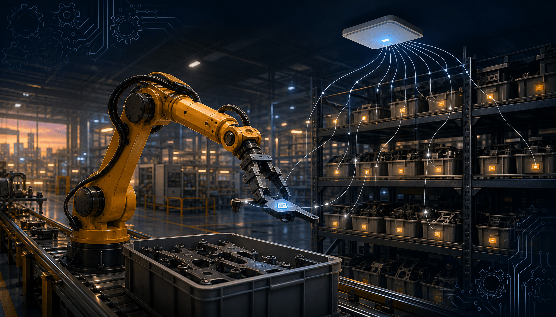 How RFID Tags Are Used in Robotics and Automation for Component Tracking - TagtixRFID