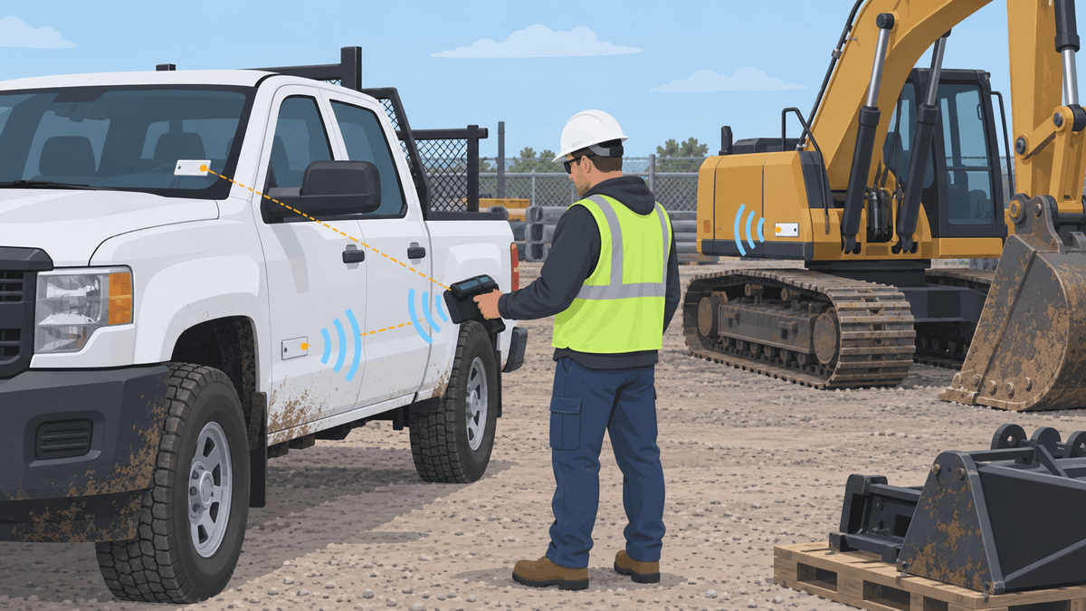 How to Track Contractor Trucks and Heavy Equipment with UHF RFID - TagtixRFID