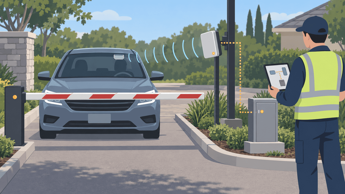 How to Use UHF RFID Windshield Tags for Residential Gate Access - TagtixRFID