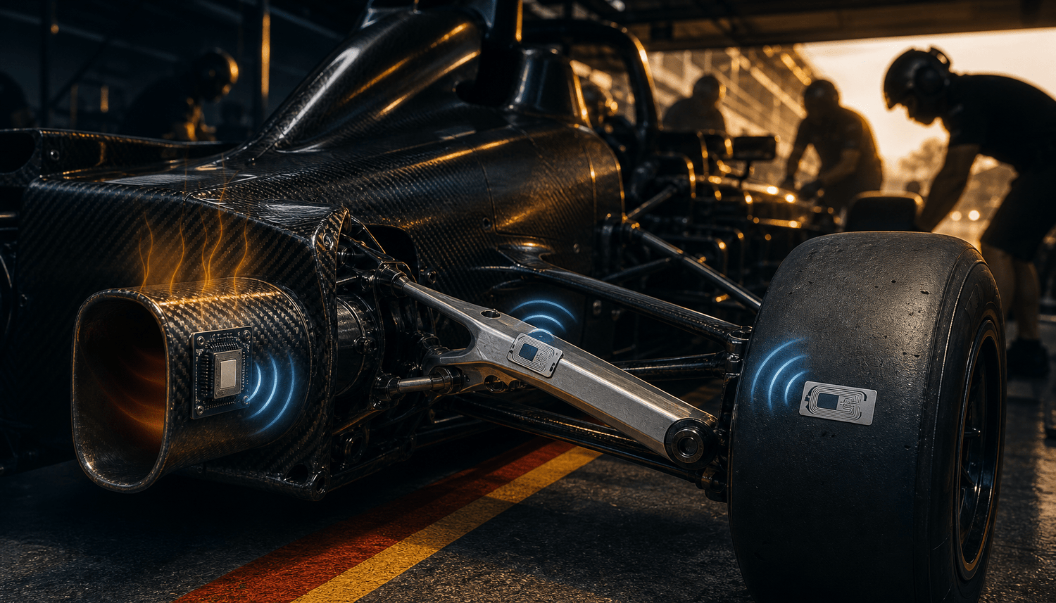UHF RFID Tags in Motorsport: Tracking Race Car Parts and High-Performance Components - TagtixRFID