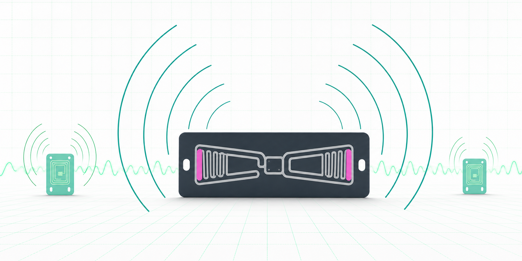 UHF RFID tags with long-range antenna for inventory tracking