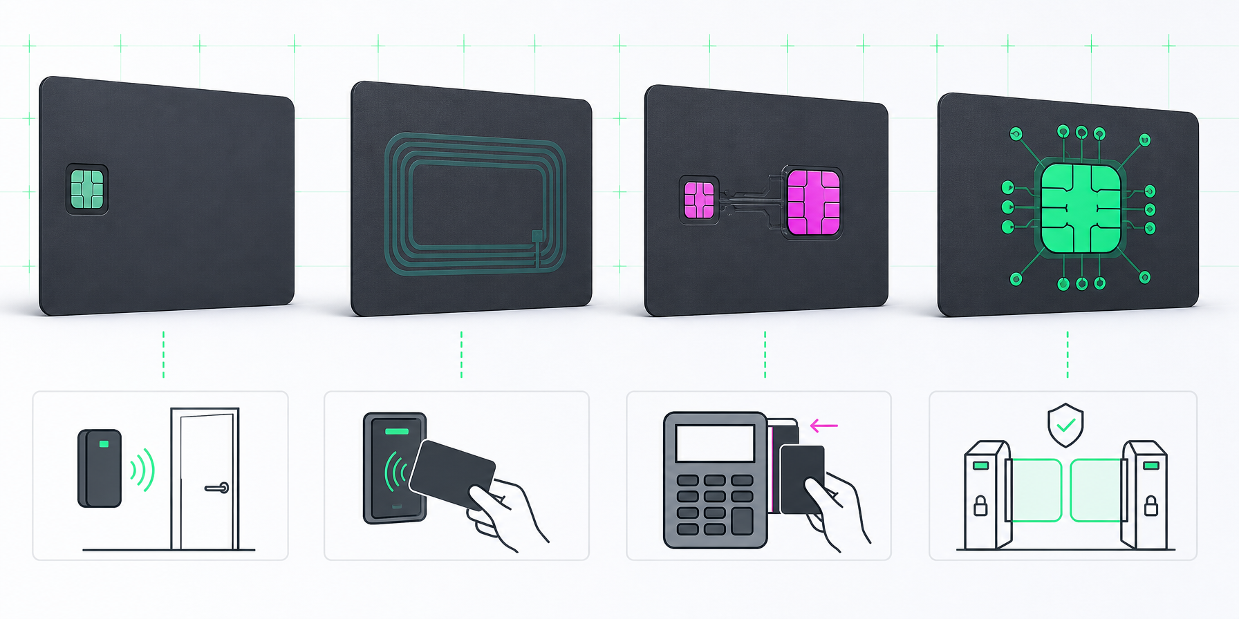 RFID cards vs HID vs Mifare vs proximity cards comparison for access control systems