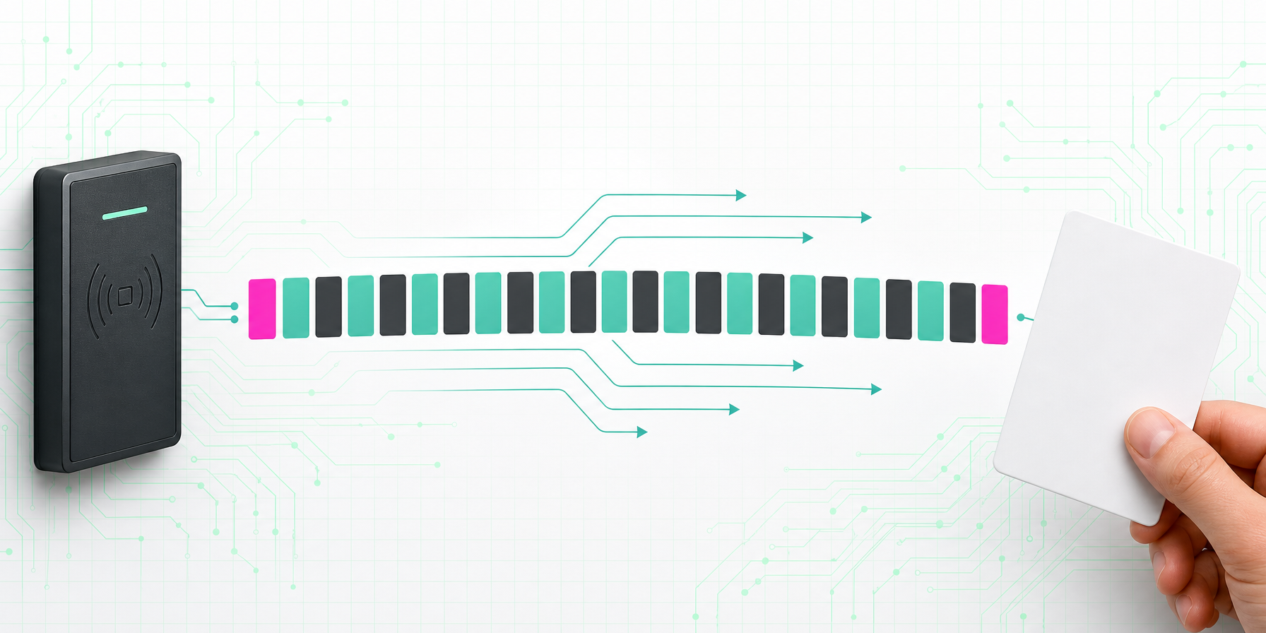 26-bit Wiegand format data structure for access control systems