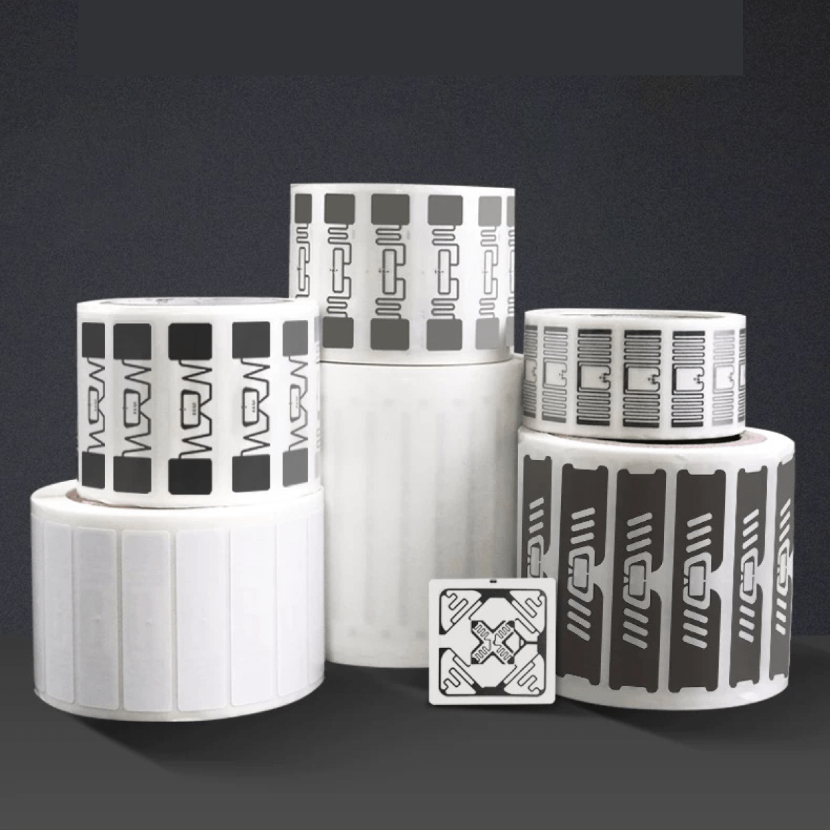 9662 Long Range UHF RFID Tags Self - Adhesive Printable Inlay Label TagtixRFID