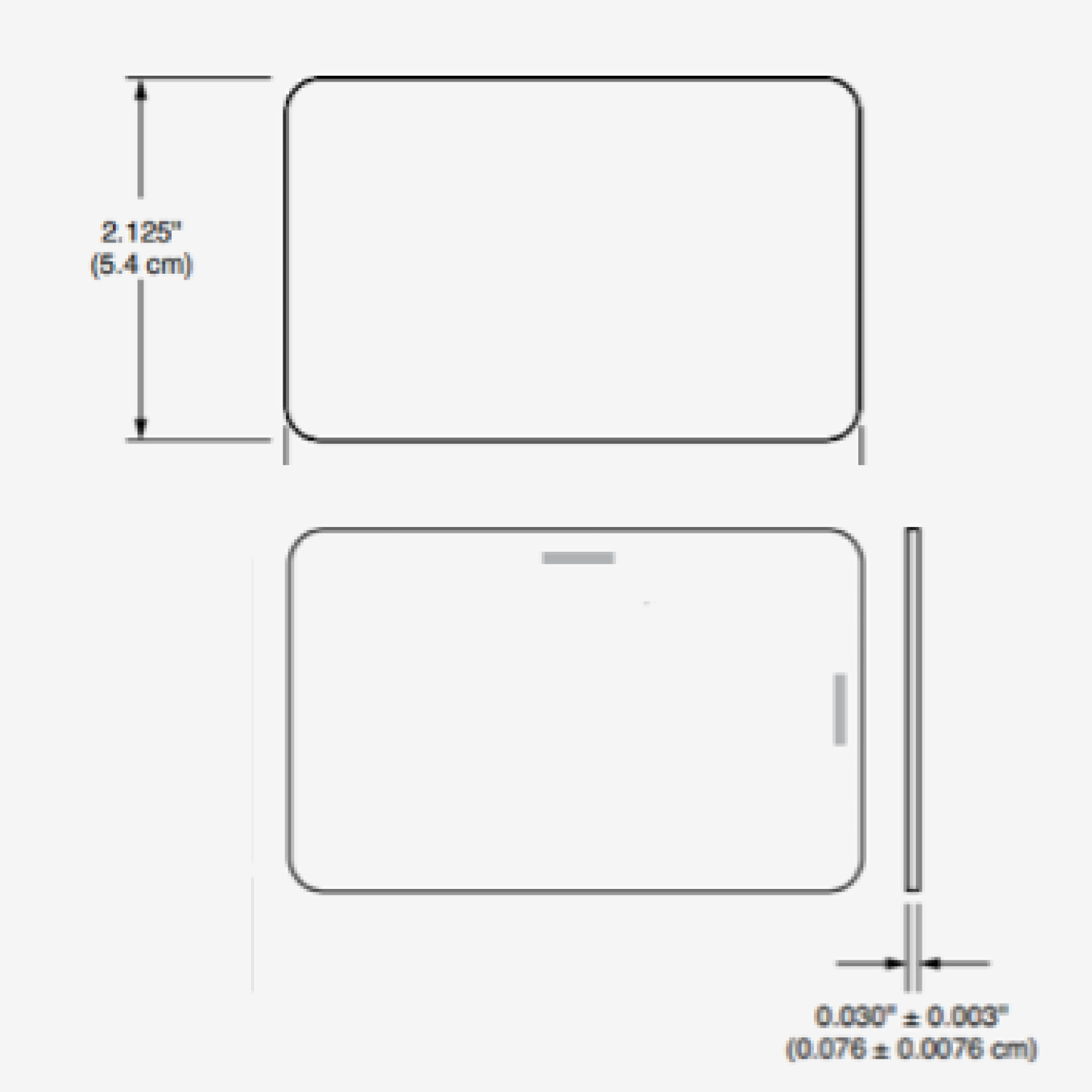T5577 Chip Writable 125khz Proximity Keyfob Custom ID Tag Blank Cards