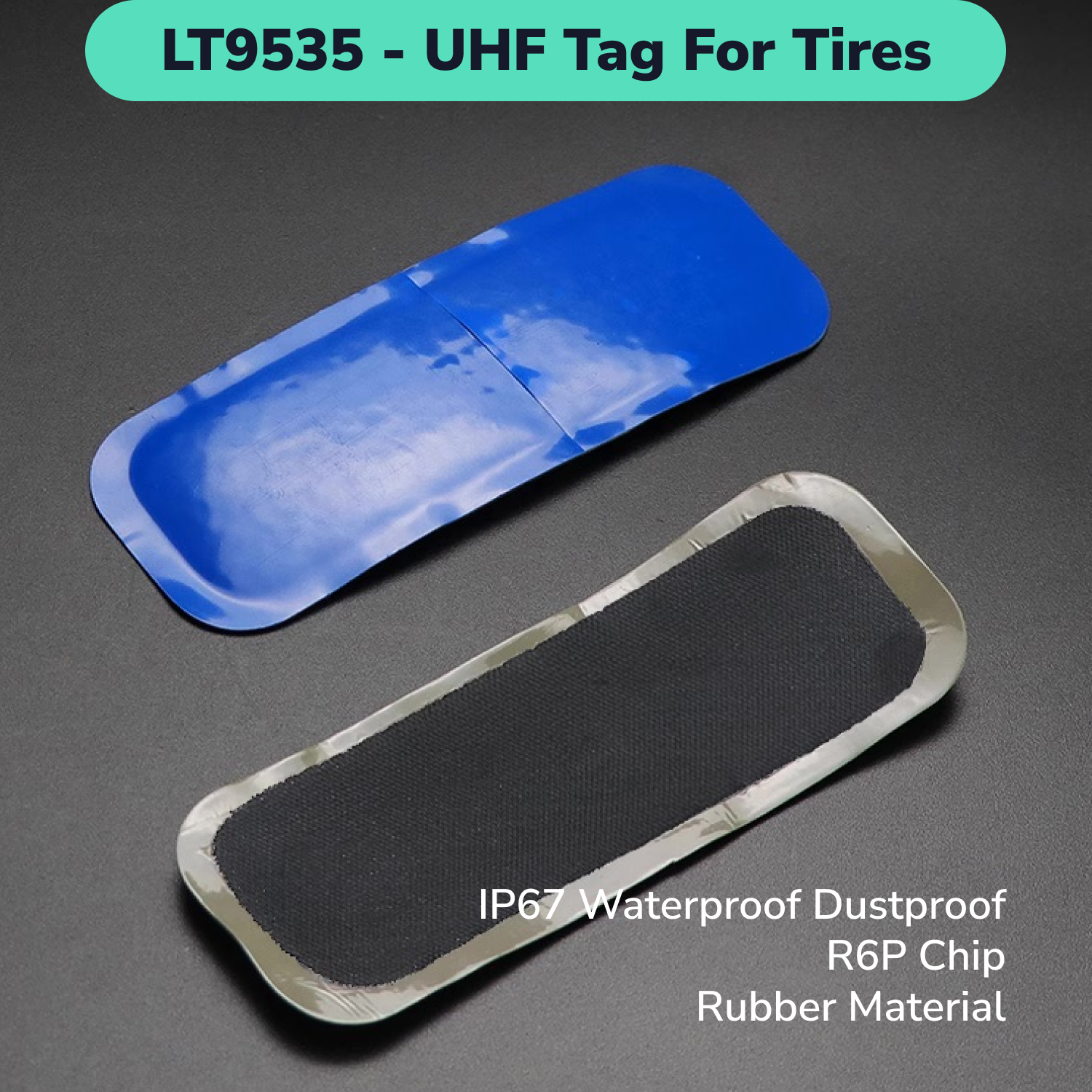 UHF-Anti-Metall-Hochtemperatur-Tags-Aufkleber 3M-Kleber