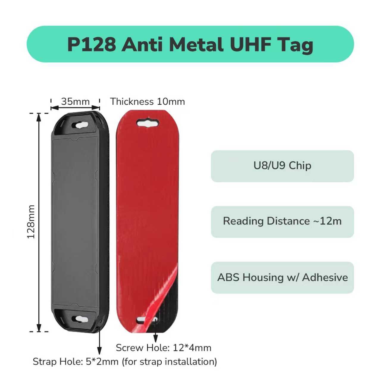 ABS Material RFID Mount On Metal Surface UHF Tag TagtixRFID