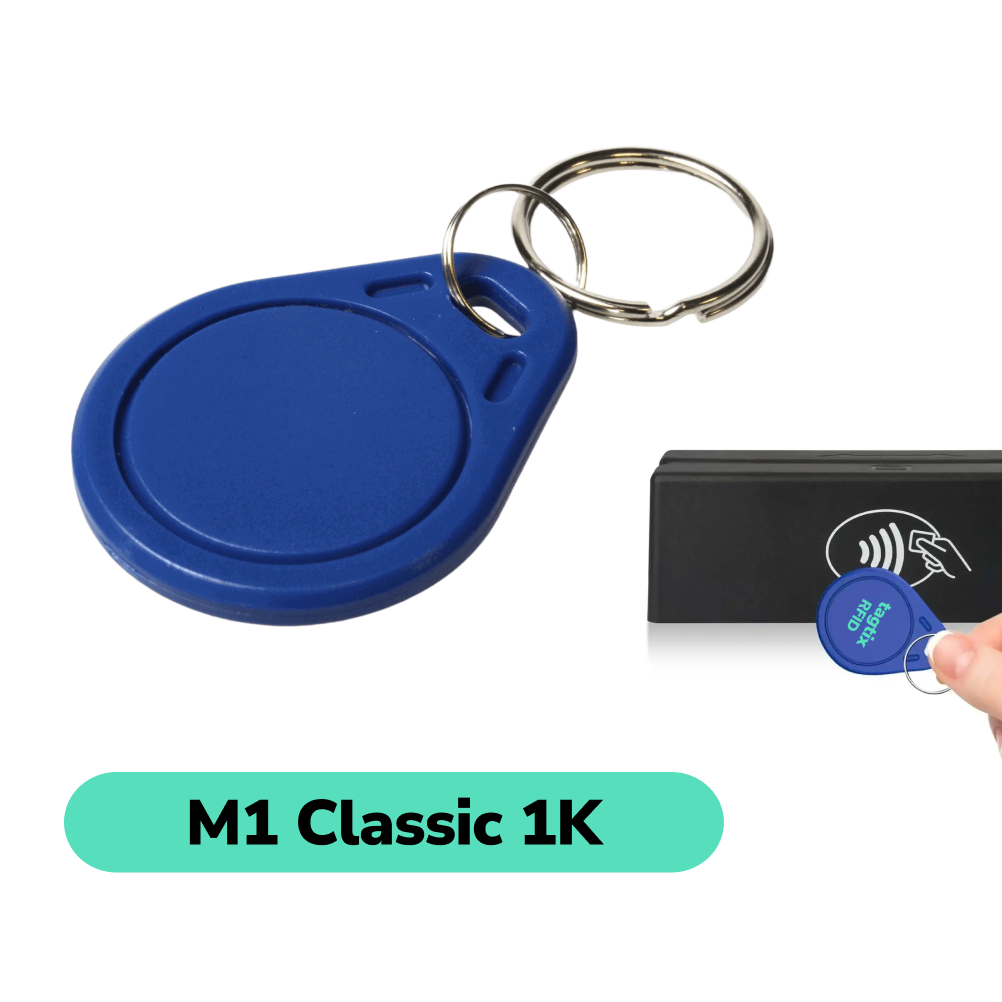 Mifare NFC Custom Tag Keyfob 1K Classic TagtixRFID