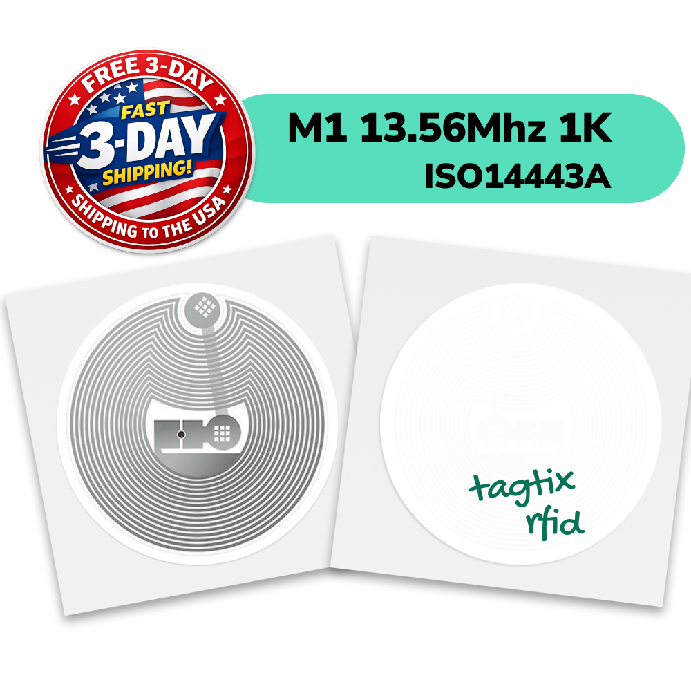 Adesivo NFC M1 Classic 1K Autoadesivo Rotondo